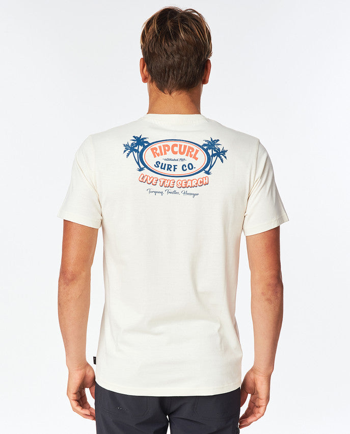 Rip Curl - f&amp;b tee - bone