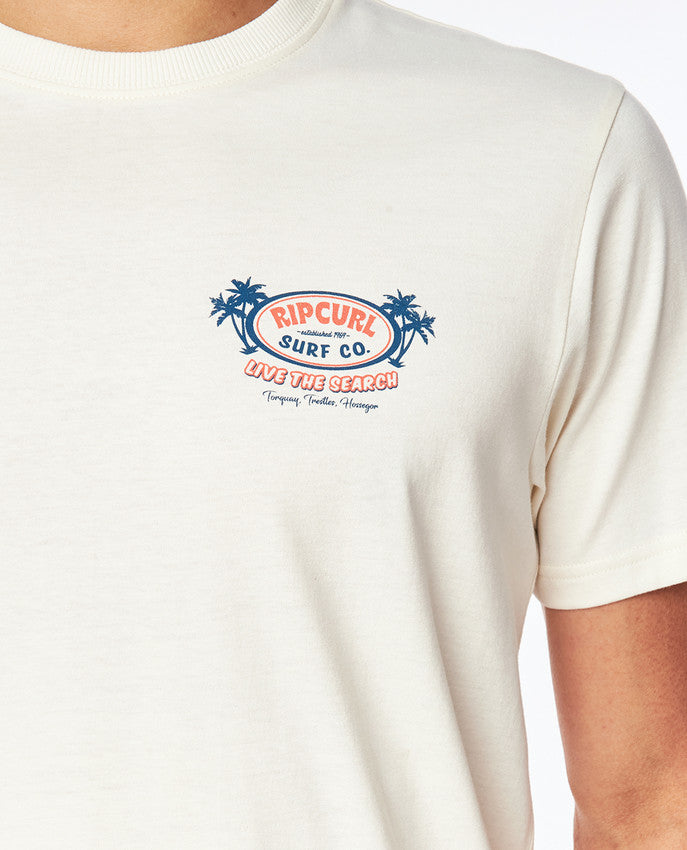 Rip Curl - f&amp;b tee - bone