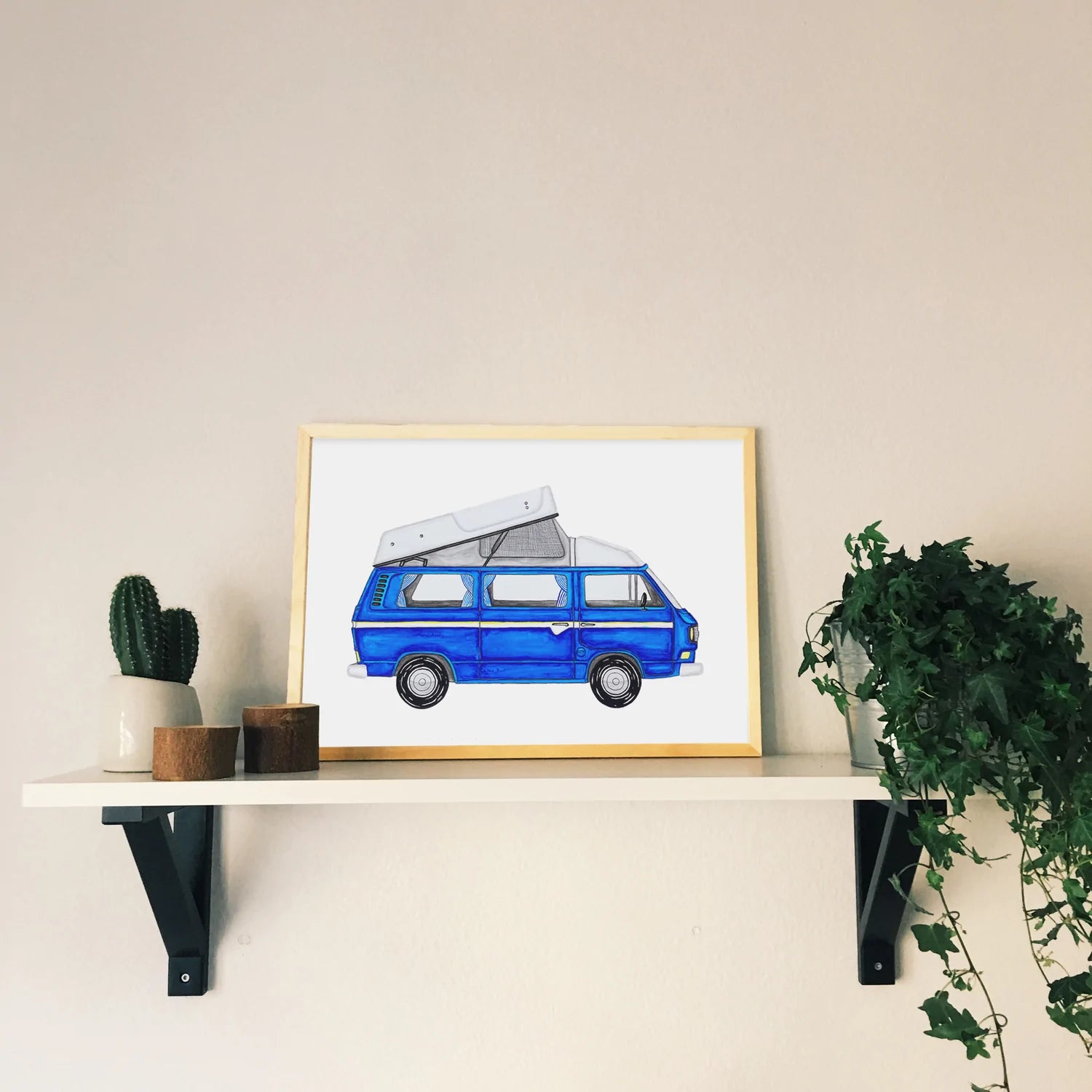 Lakor - blue van poster 