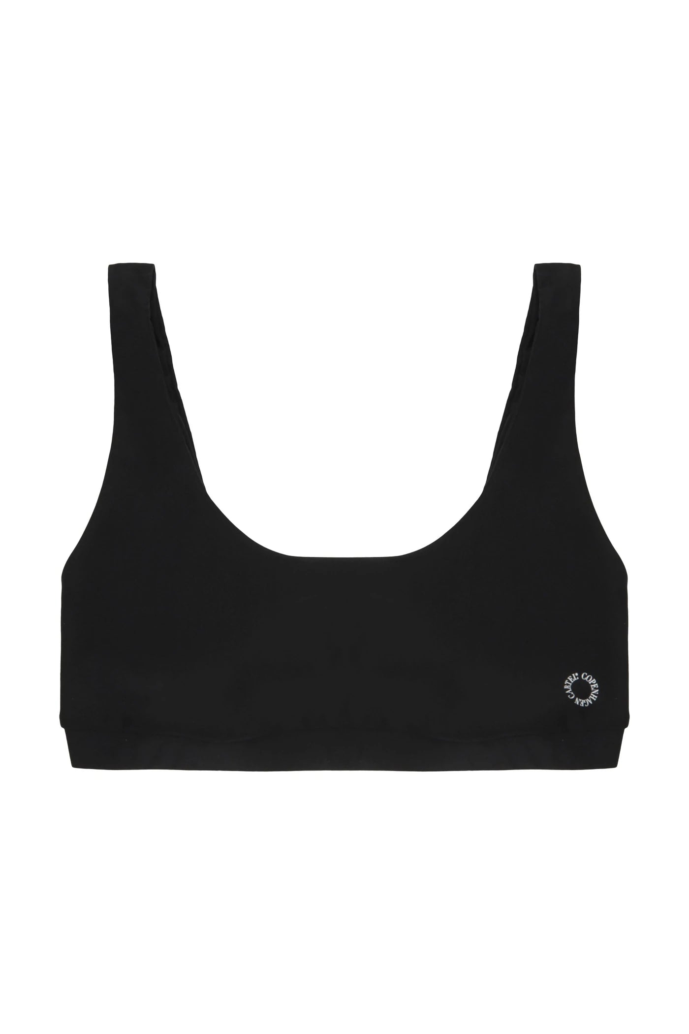 Copenhagen Cartel – Agung-Oberteil, U-Ausschnitt – Nero