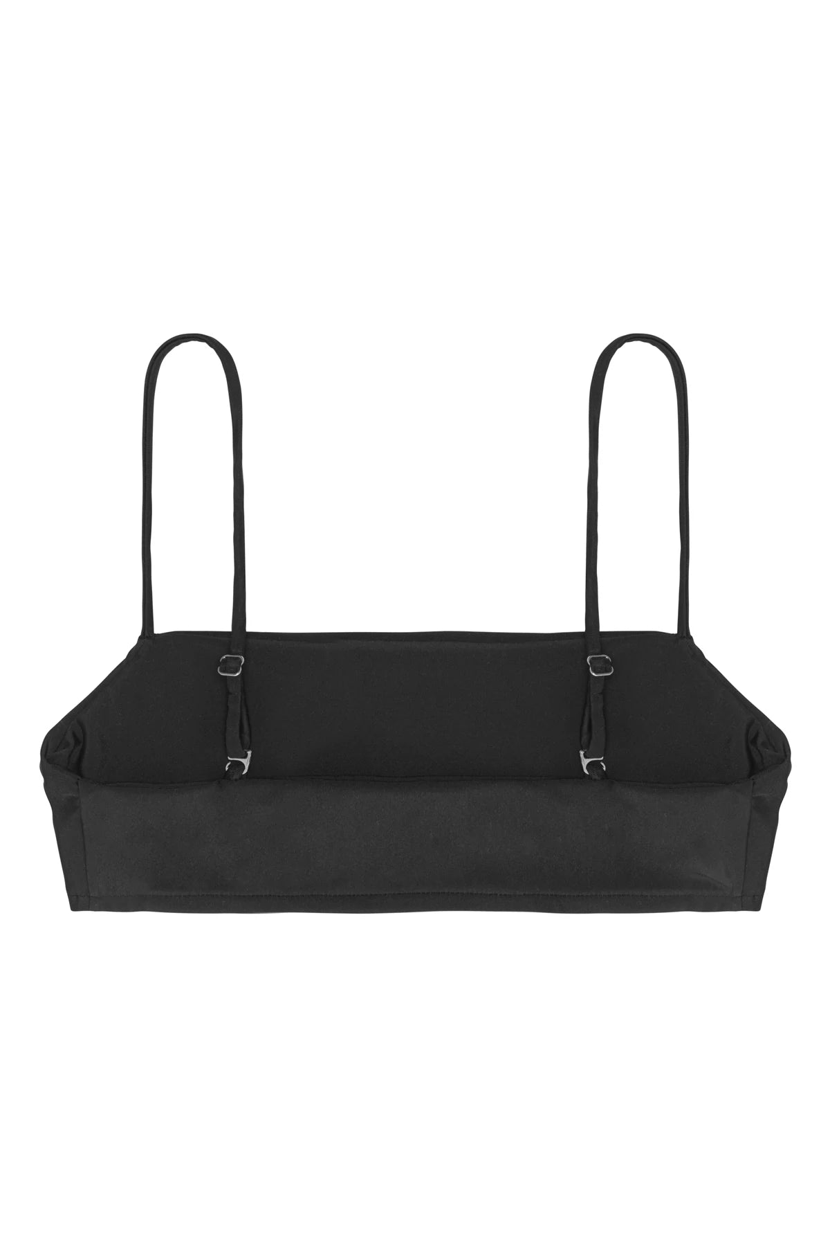 Copenhagen Cartel - Sanur adjustable straps bikini top bandeau - Nero