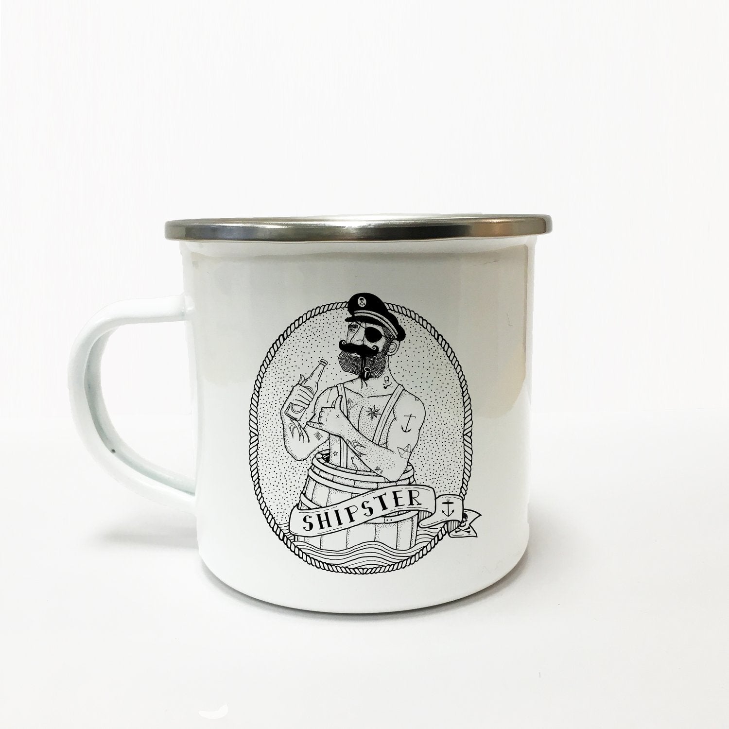 Lakor - Classic Shipster Enamel Mug
