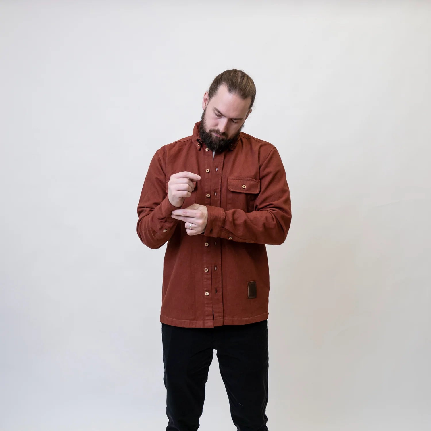 Lacor - Bone - Redbrown Shirt