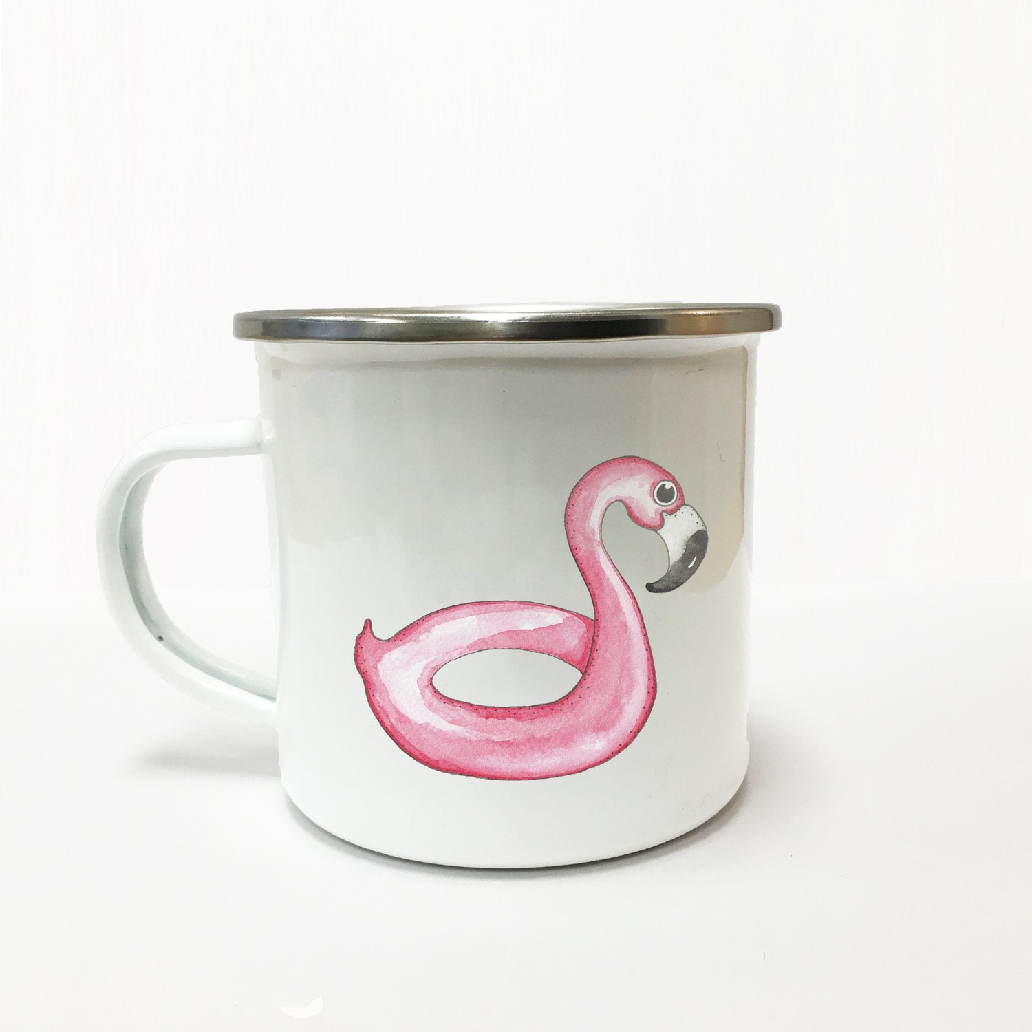 Lakor - Flamingo lifesaver Enamel mug 