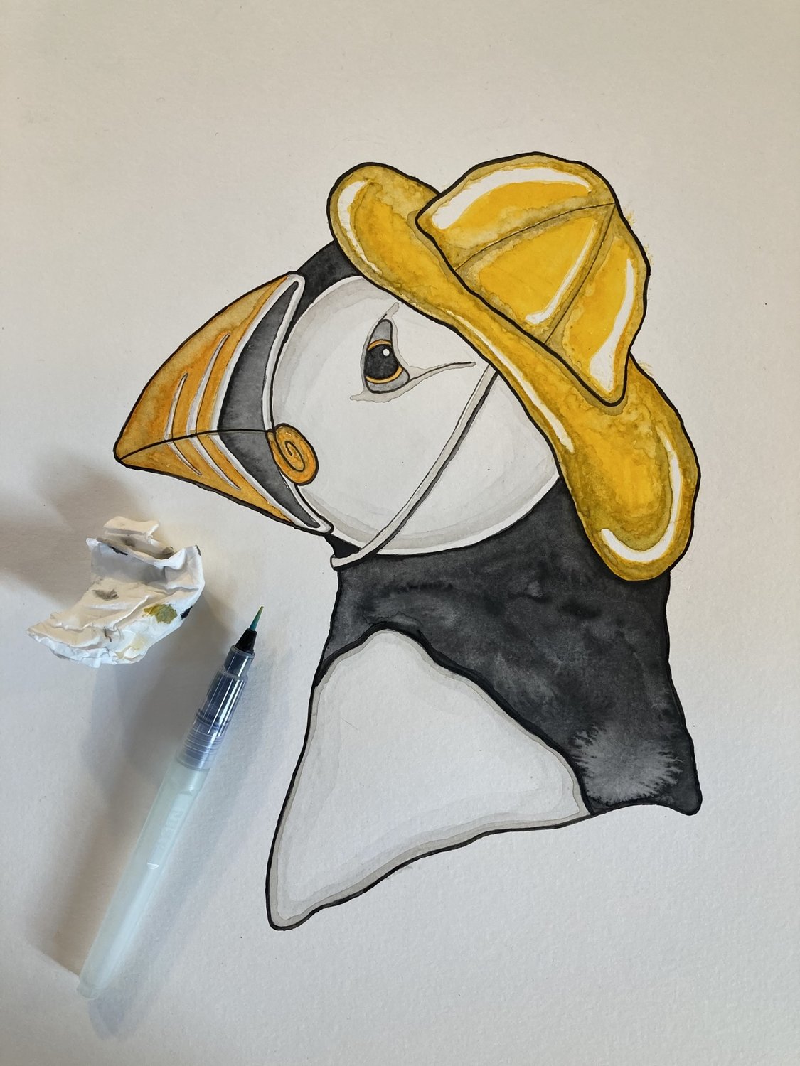 Lakor - Southwester puffin (dark grey) T-shirt 