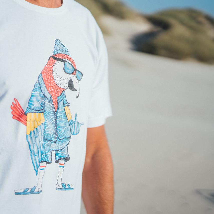 Lakor - Hipster parrot T-shirt 