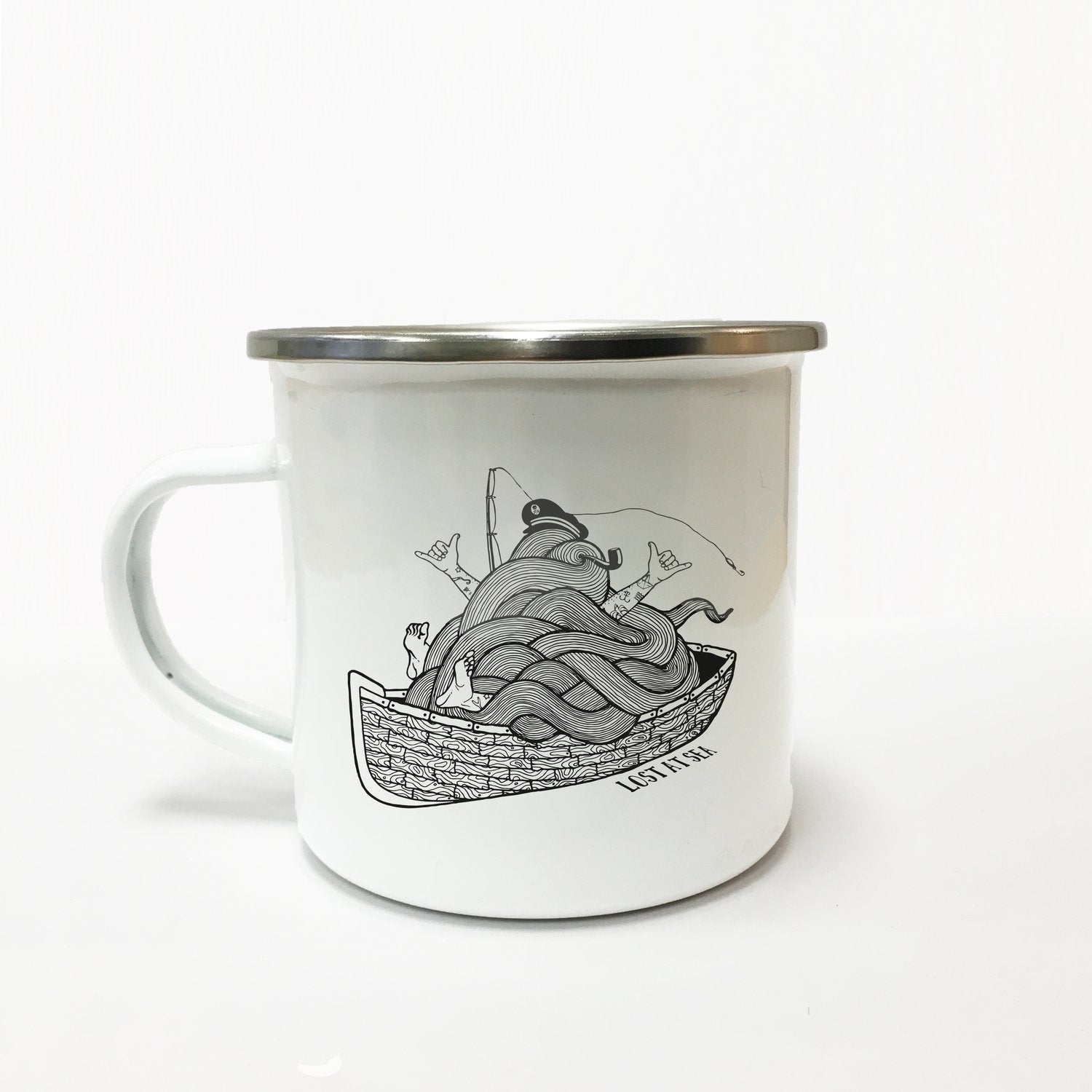 Lakor - Lost to sea enamel mug