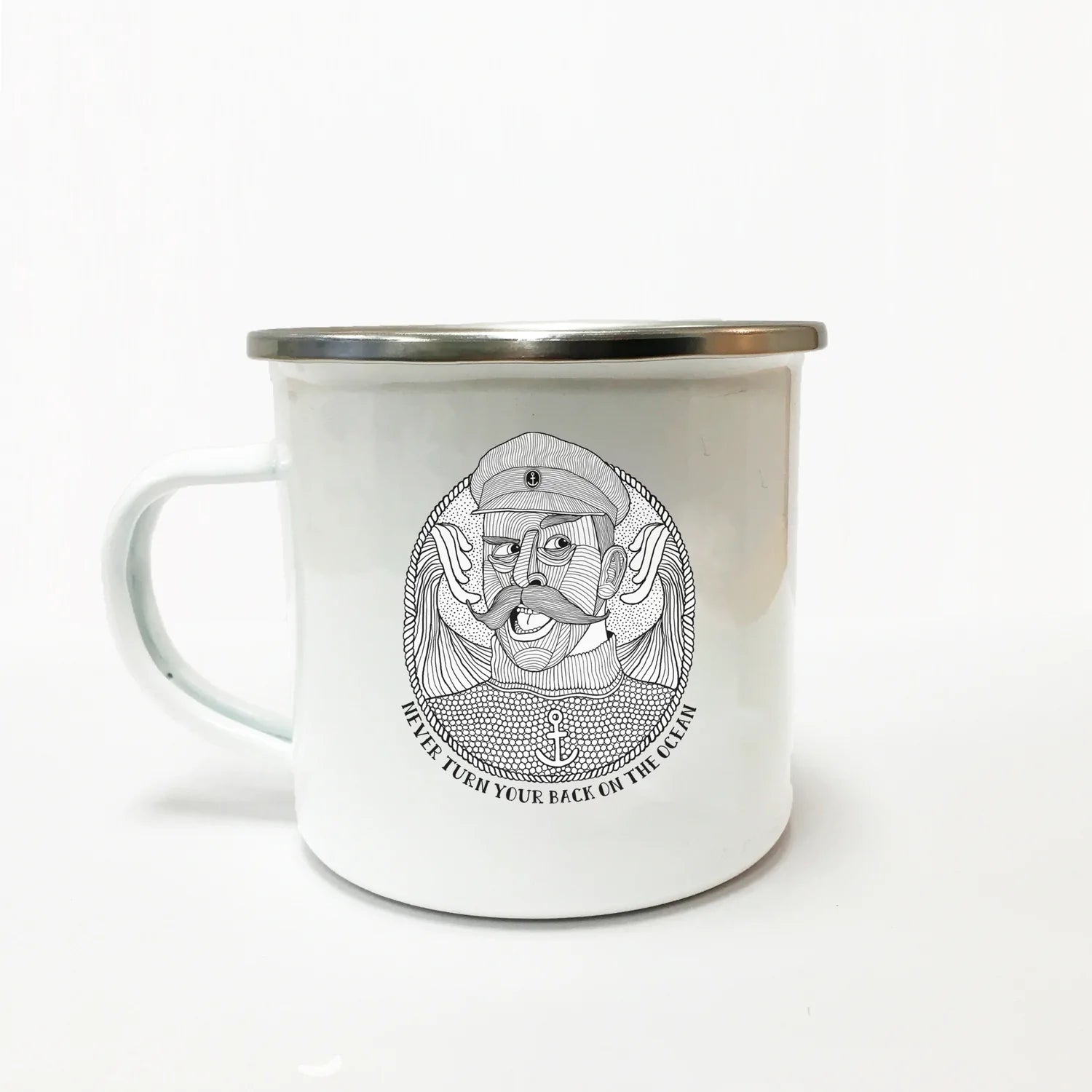 Lakor - never turn Enamel mug 