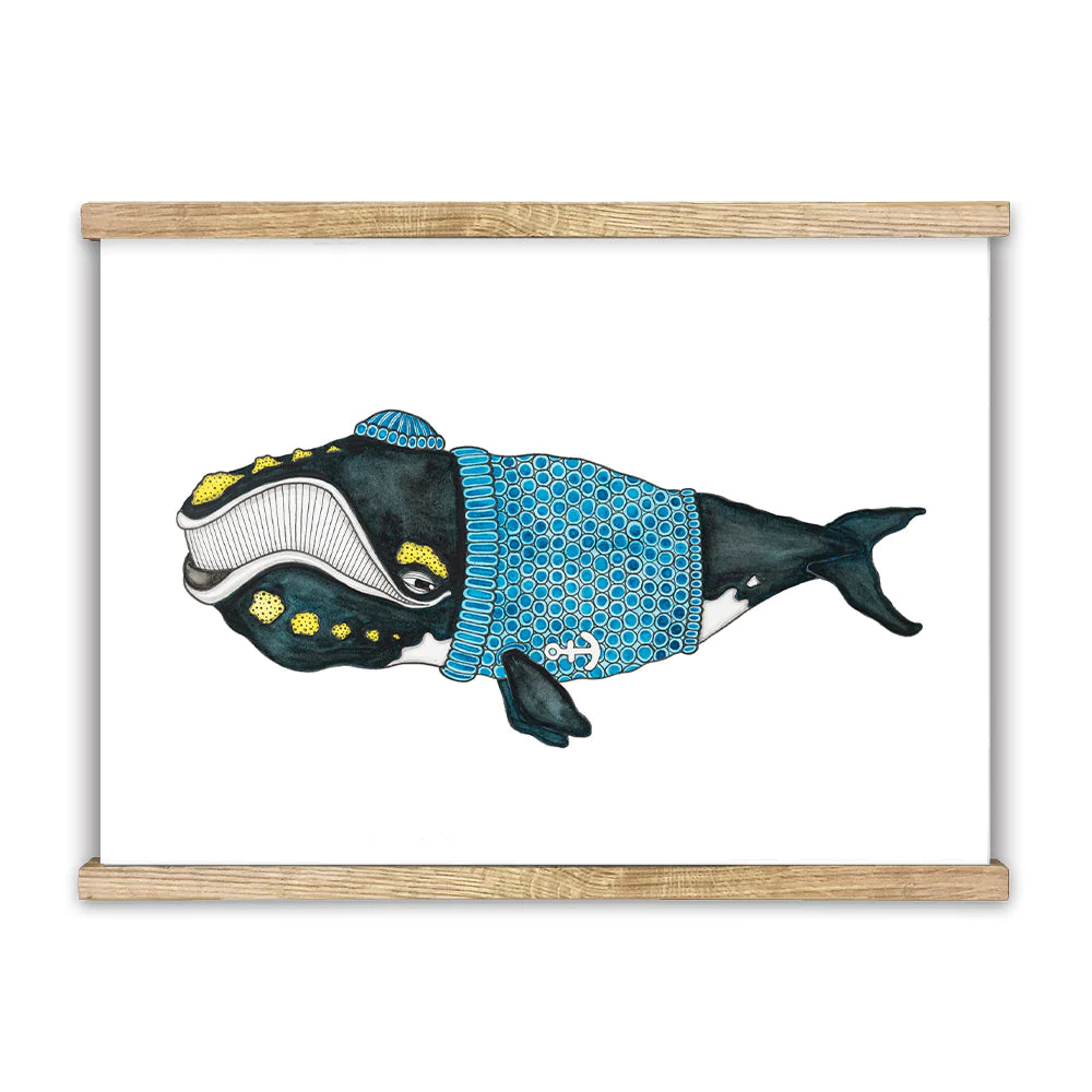 Lakor - Northern right whale poster 