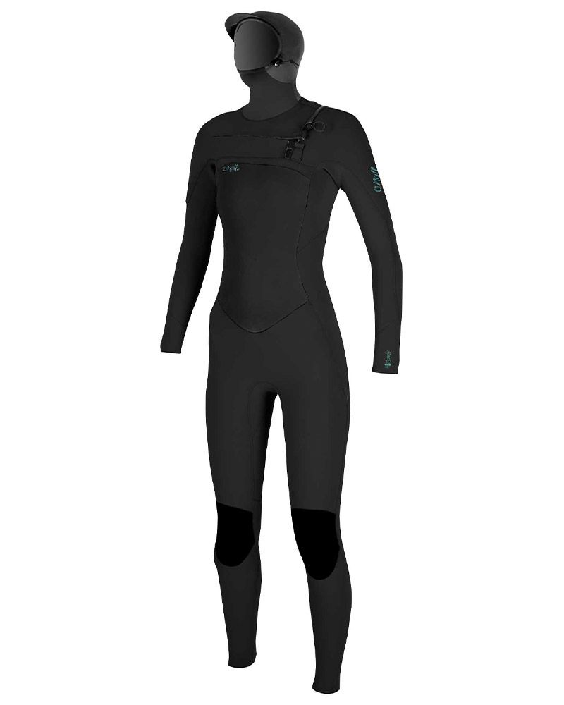 O'NEILL Women's Epic 6/5/4 bröstdragkedja med huva våtdräkt 