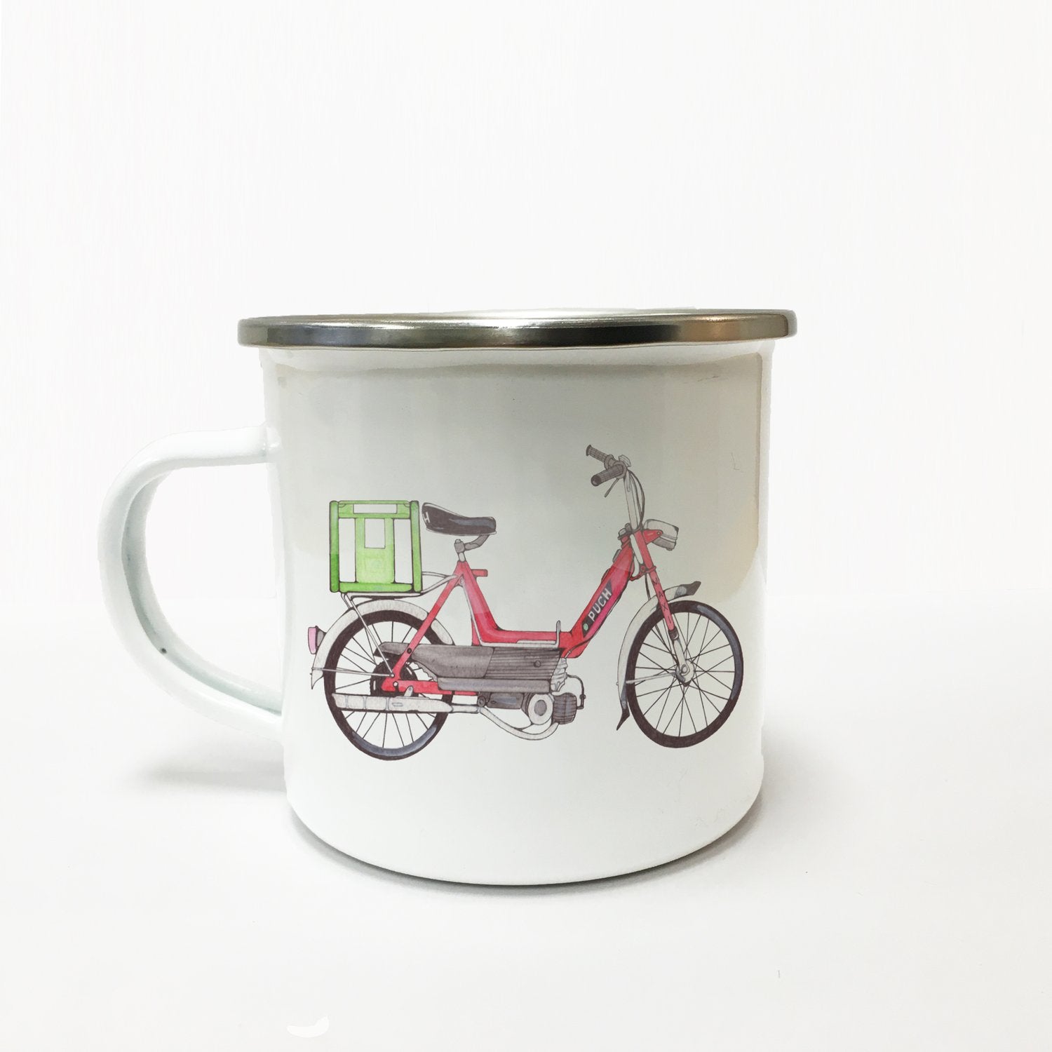 Lakor - Red Puch Enamel Mug