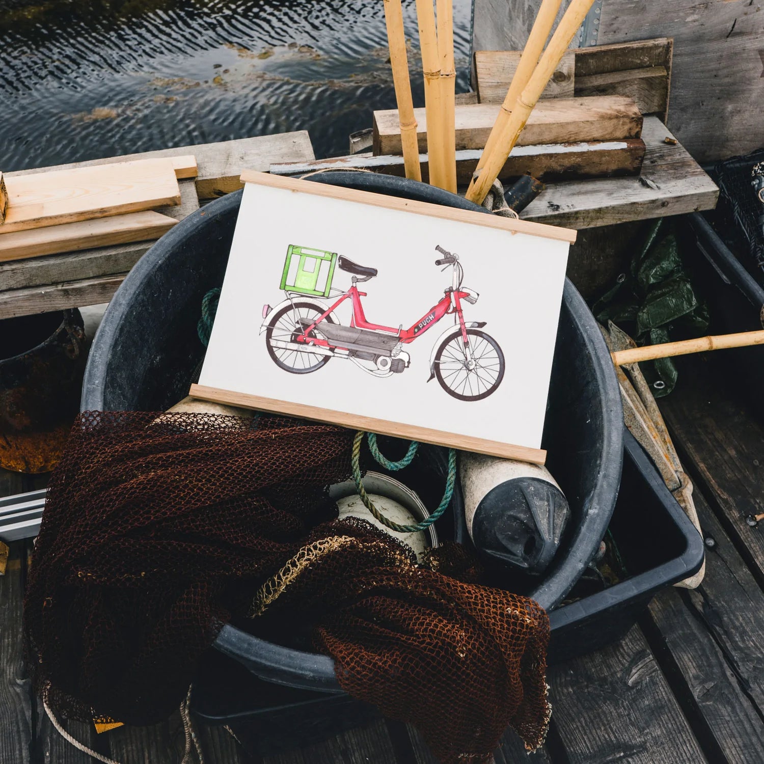 Lakor - red puch poster 