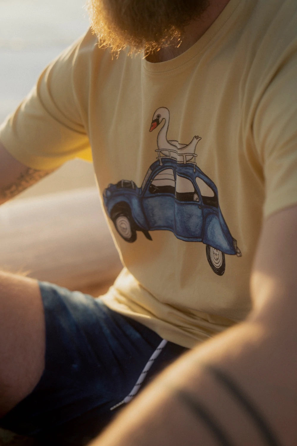 Lakor - Swan on wheels - moonstone