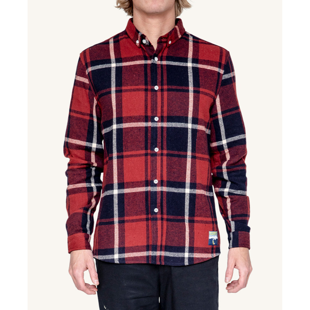 Pleasant - Surfin usa burnt orange shirt