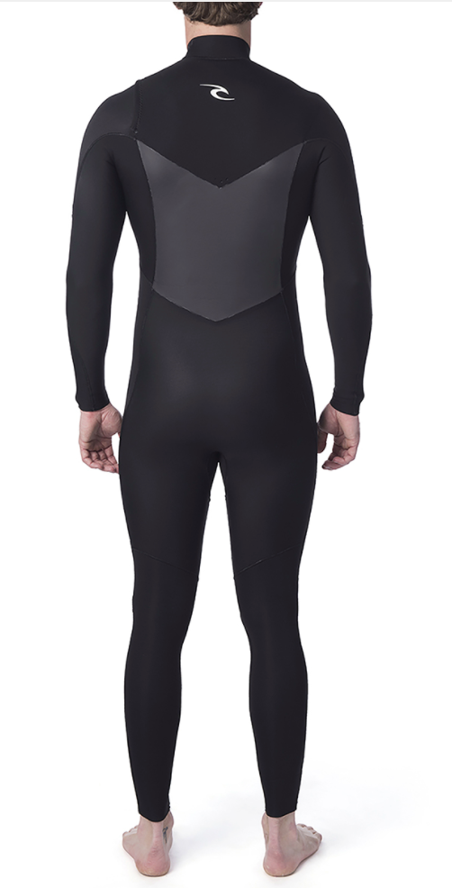Rip Curl Dawn Patrol Black 5/3 Chest Zip Wetsuit 