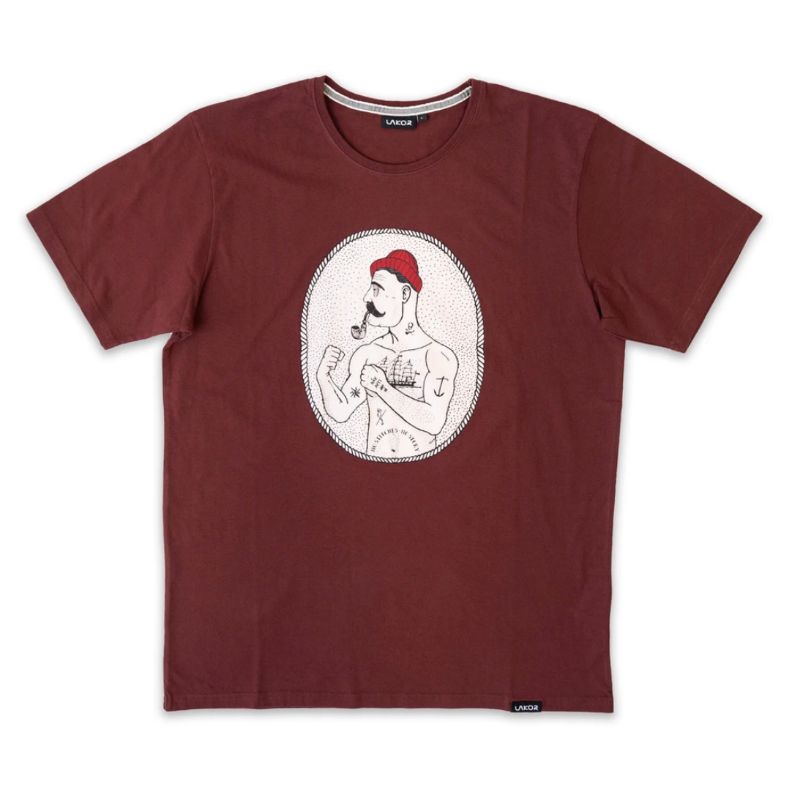 Lakor - No stitches T-shirt (Redbrown) 