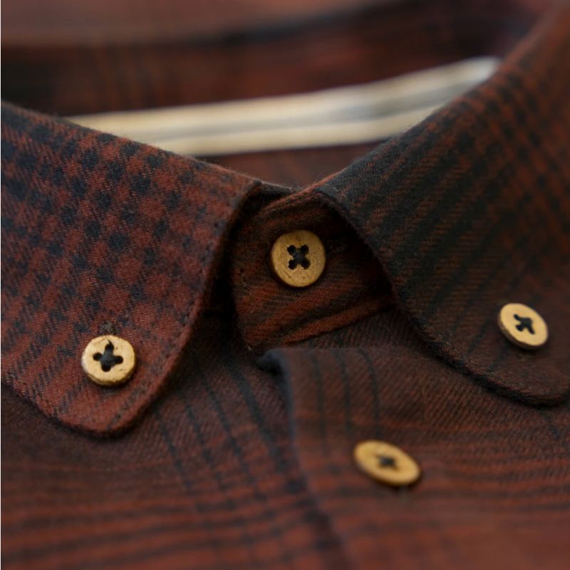 Lakor - Inca Unna Shirt Rum Raisin/Black