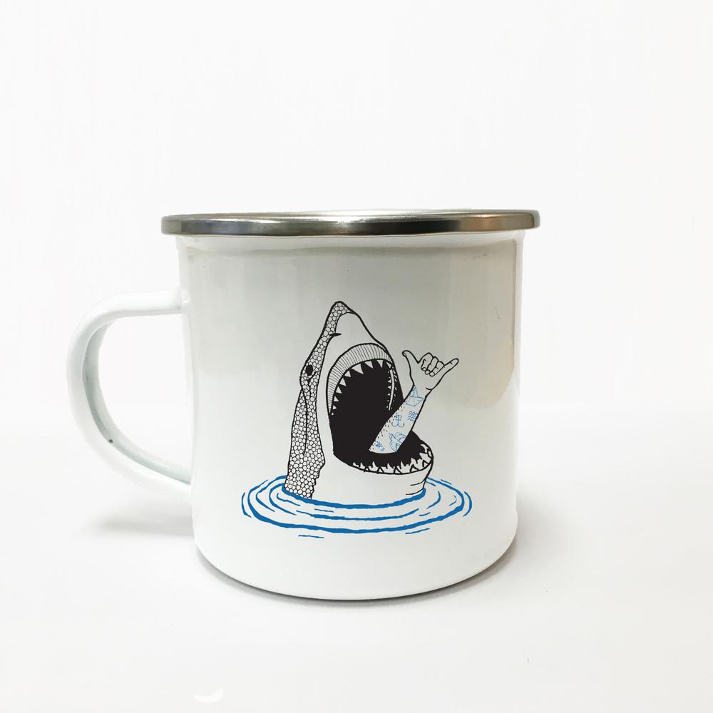 Lakor - Shark shaka Enamel mug 
