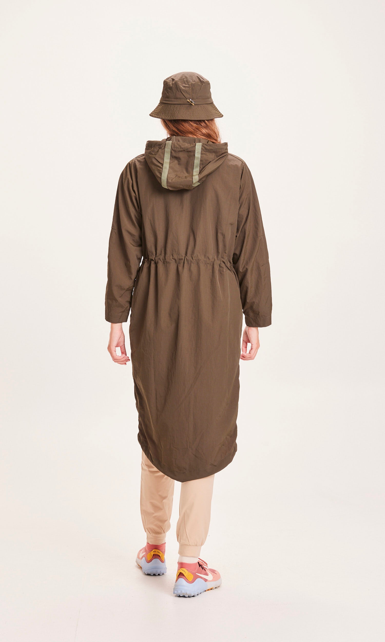 KnowledgeCotton Apparel ZARIA Leichter Parka – GRS/Vegan Forrest Night