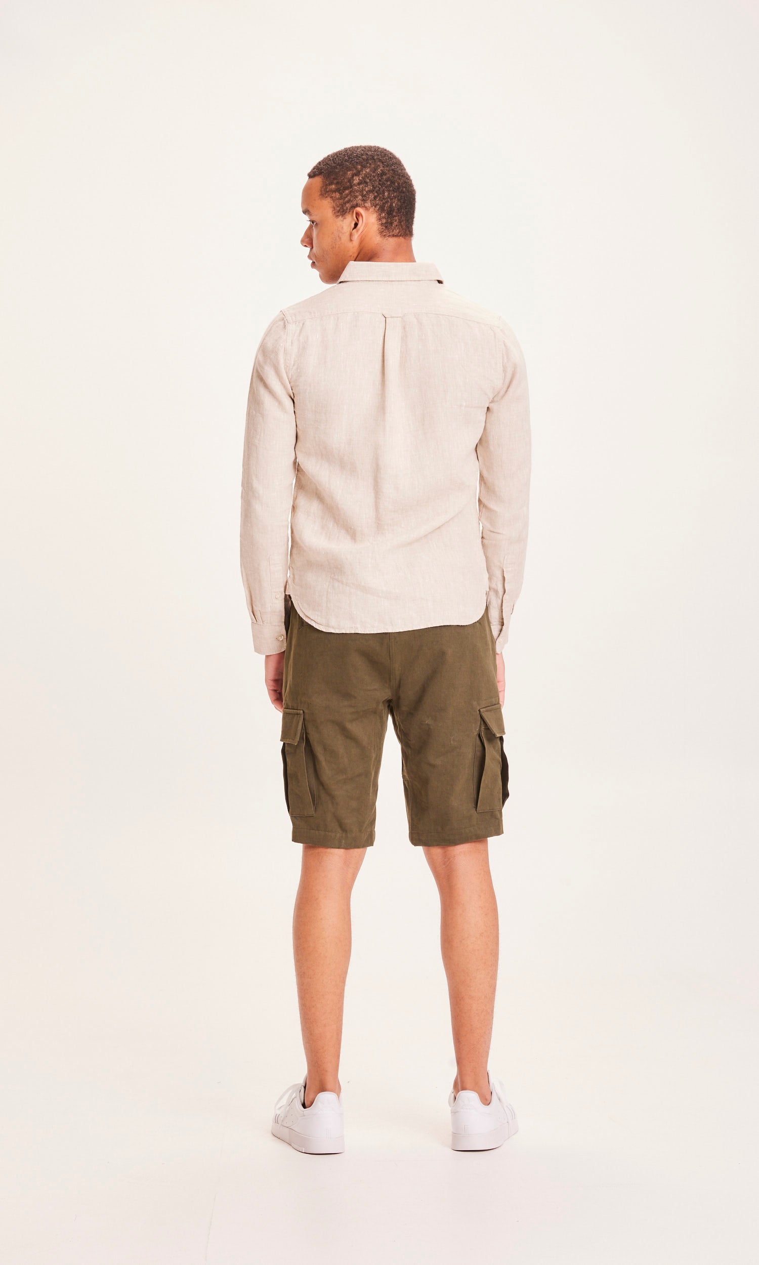FIG utility trek twill shorts - GOTS/Vegan Forrest Night