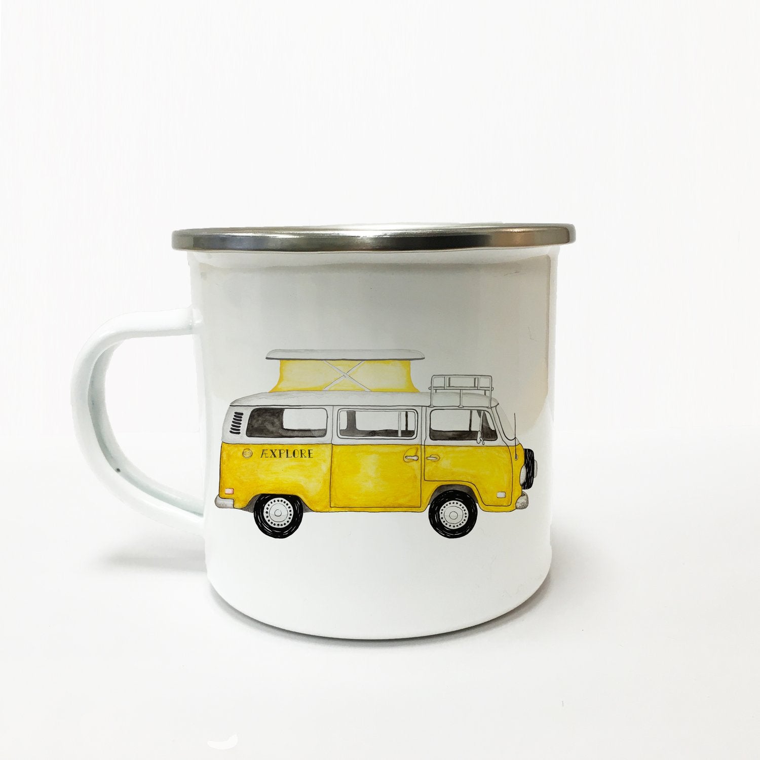 Lacor - Yellow Van Enamel mug