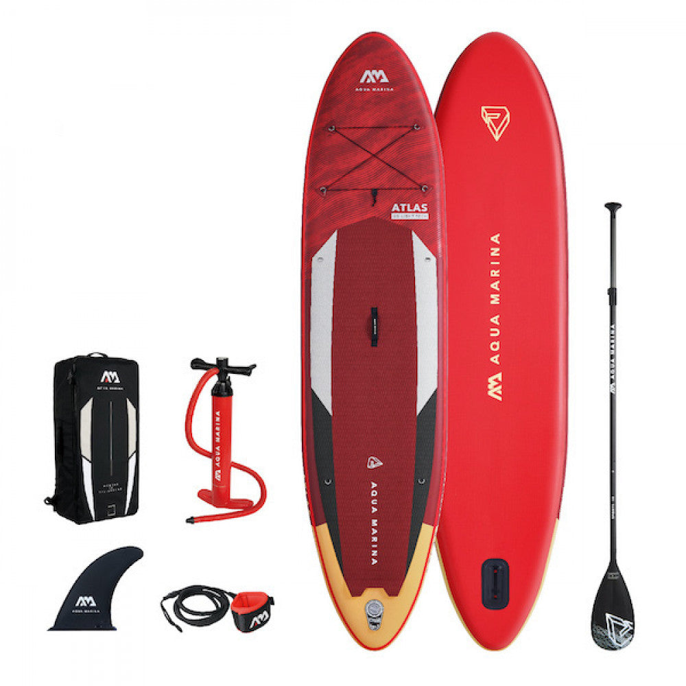 Aqua marina Atlas 12'0 planche à pagaie gonflable tout usage (380 litres) 2021 - pack complet 