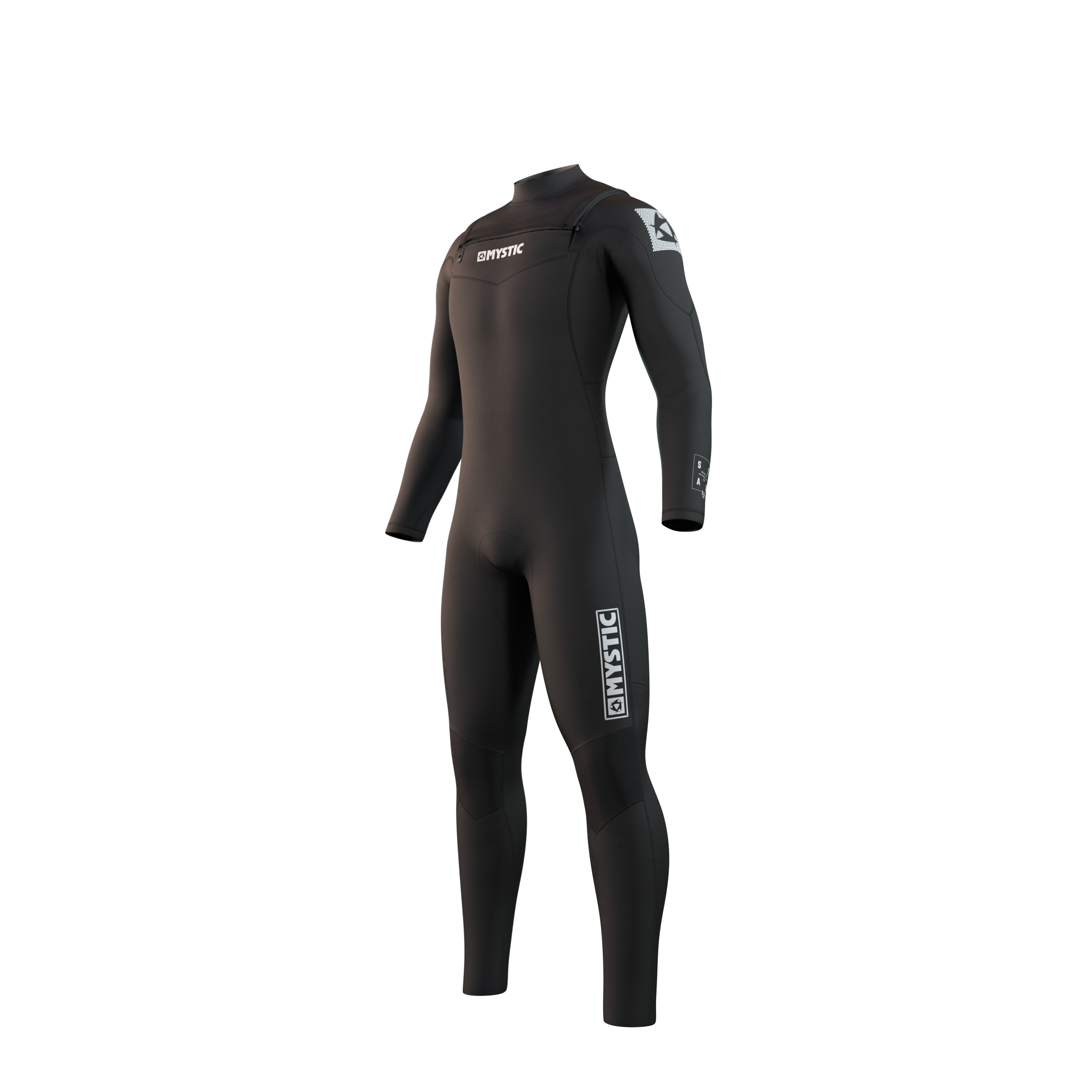 Mystic - Star Fullsuit 3/2mm Double Fzip - Svart