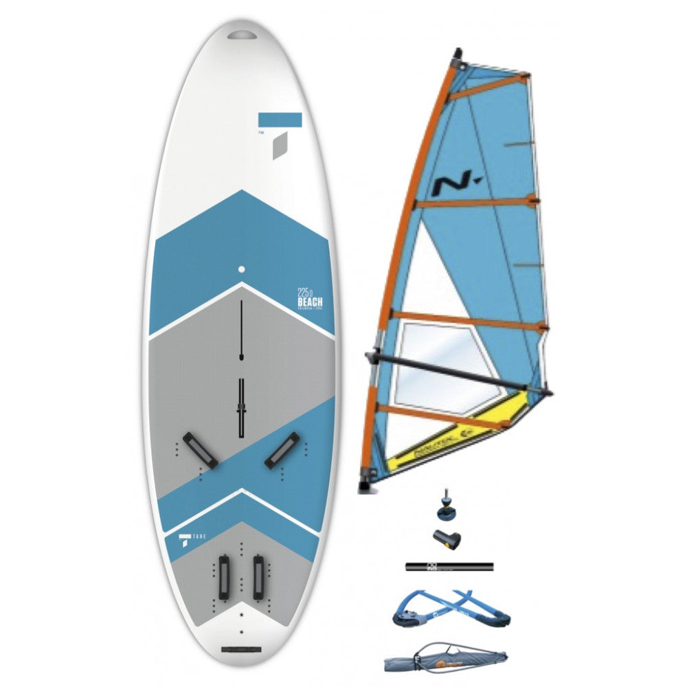 Tahe beach 225d tough tec windsurfer with sword complete w/nova rig