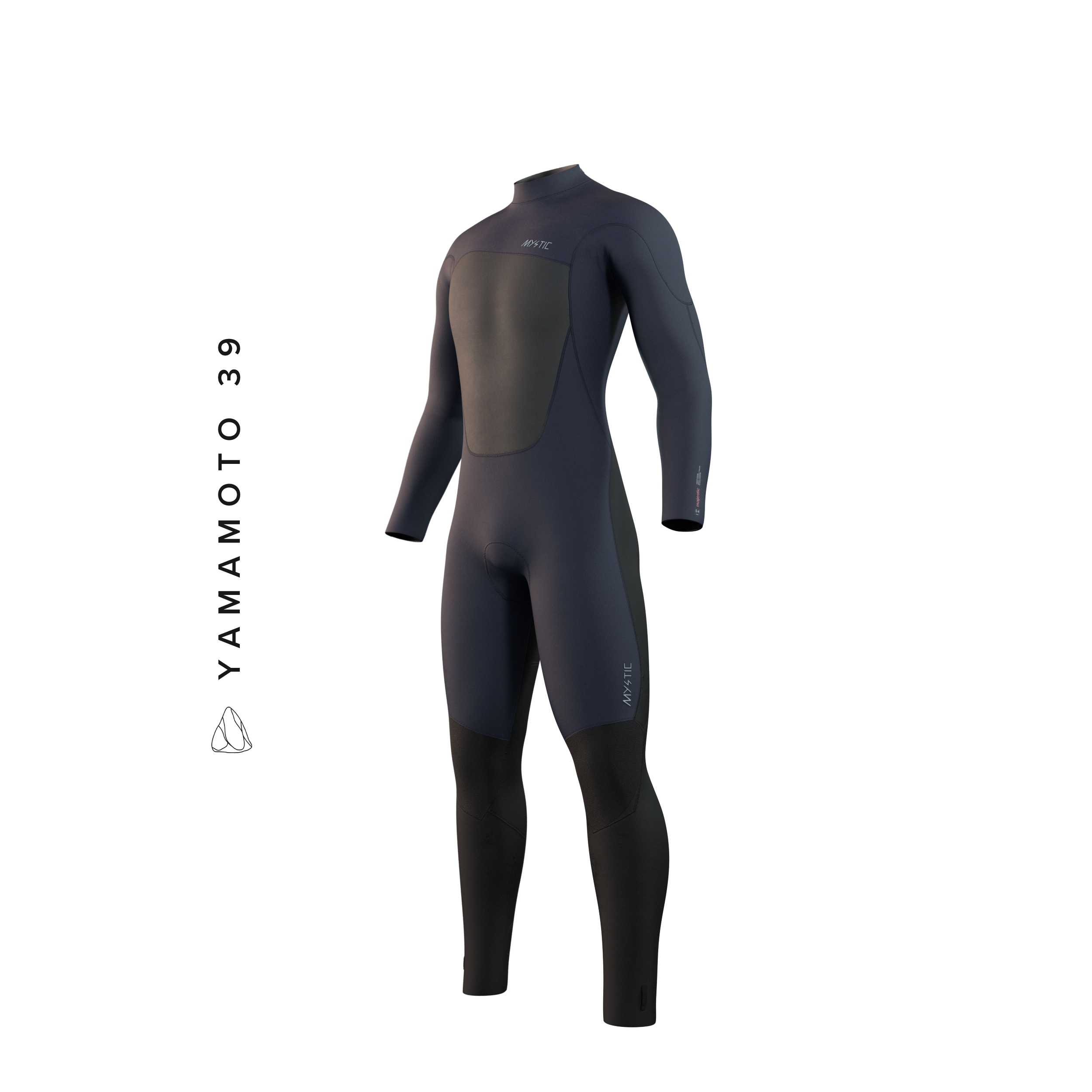 Mystic - Majestic Fullsuit 5/4mm Bzip - Navy