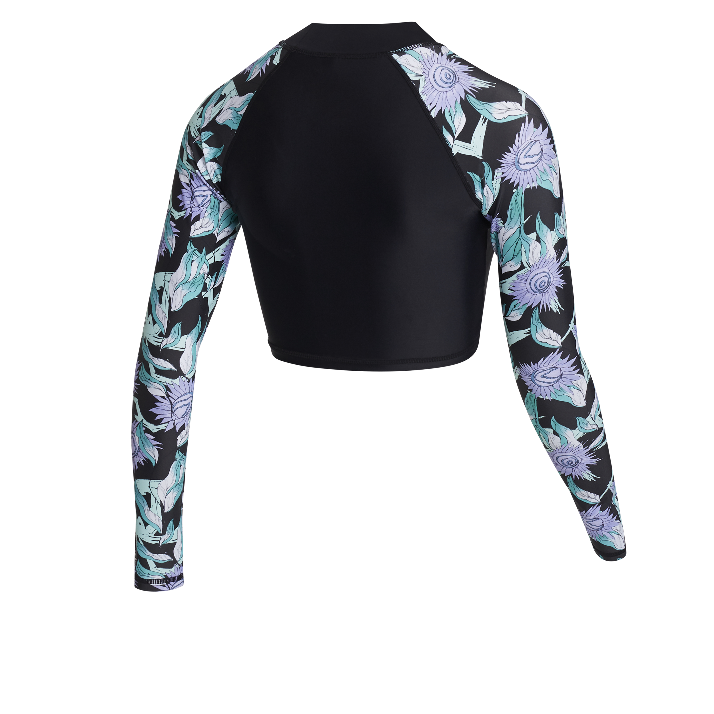 Mystic - Jayde L/S Crop Rashvest - Black