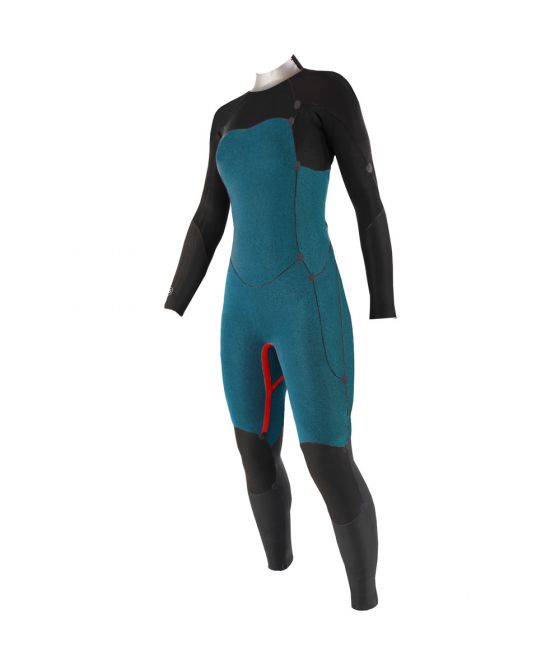Sooruz Fullsuit DIVINE 5/4/3 Back-Zip OYSTERPRENE Black Wetsuit