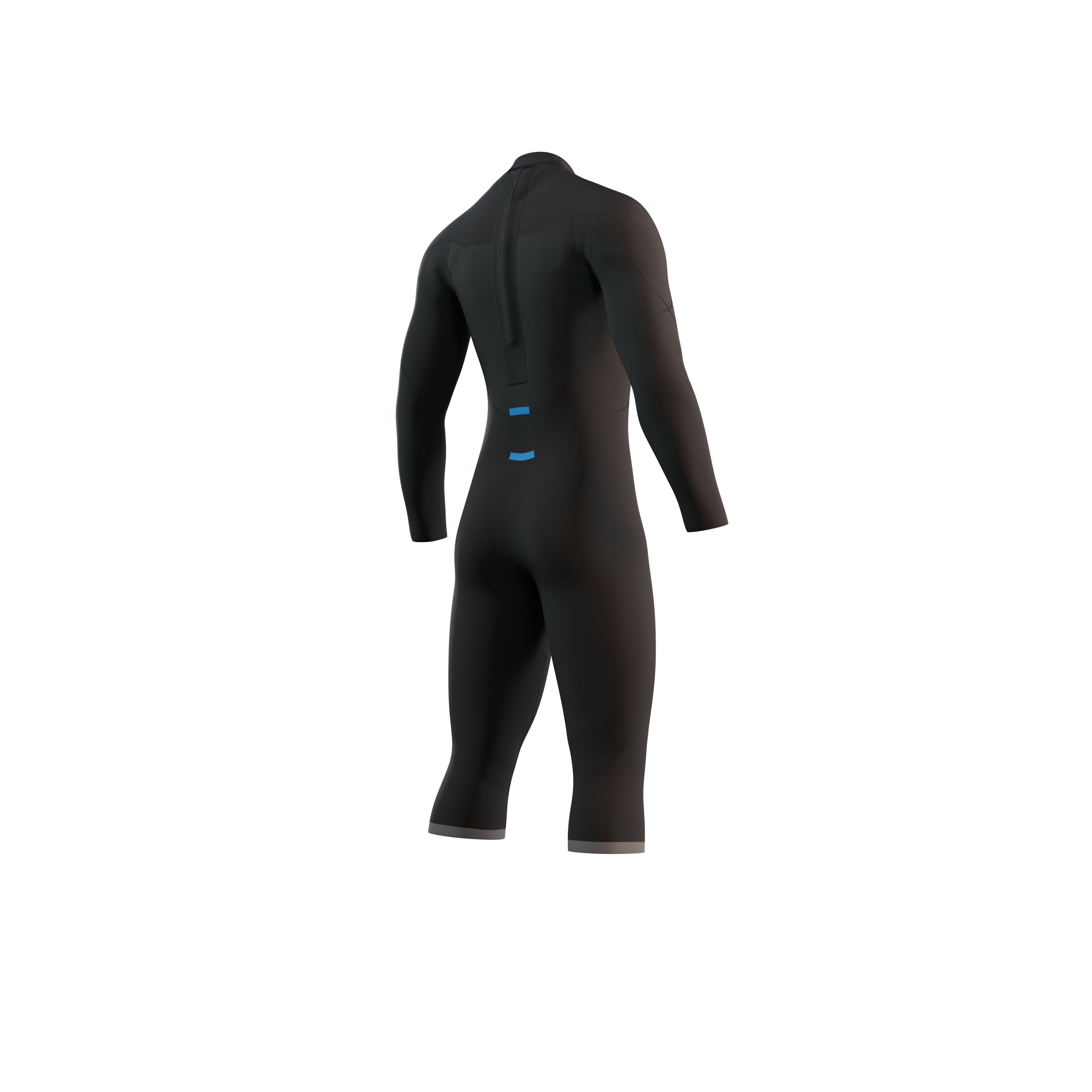 Mystic - Brand Longarm Shortleg 3/2mm Bzip Flatlock - Schwarz