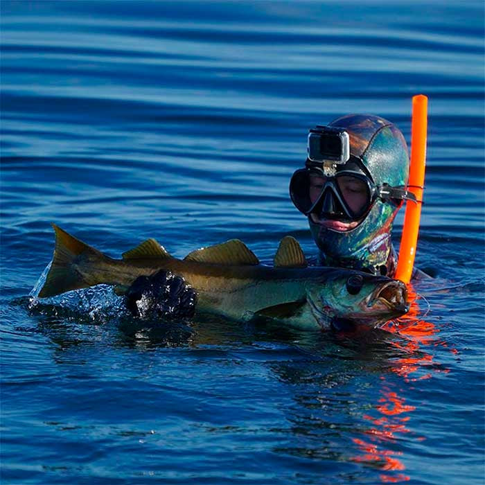 Free water life Flexi Snorkel Orange