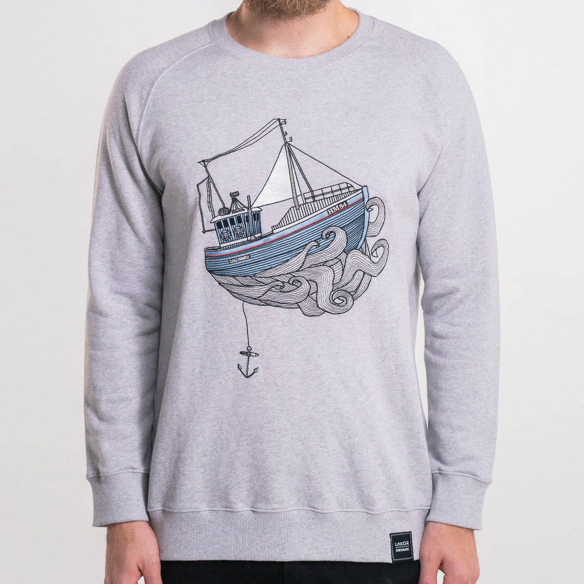 Lakor - Kutter Crewneck (Light gray melange) 