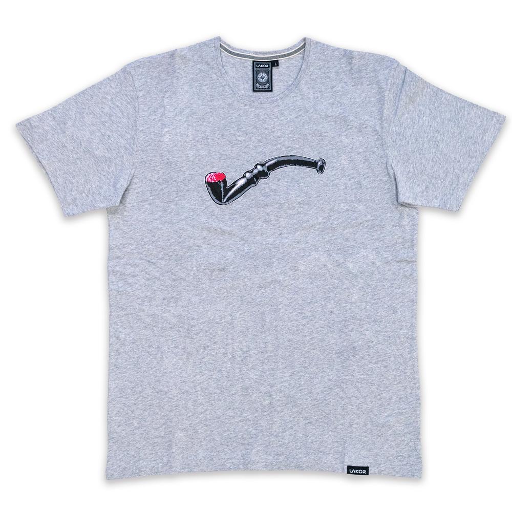 Lakor - Cloetta licorice pipe light gray T-shirt 