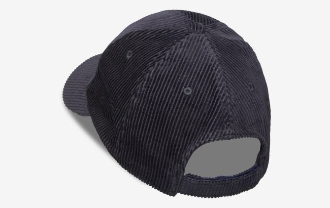 Knowledge Cotton Apparel 8 Wales Corduroy Cap Dark Denim 