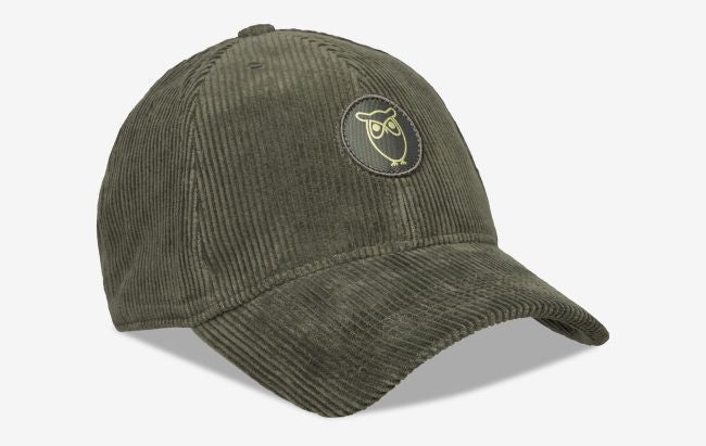 Knowledge Cotton Apparel 8 Wales Corduroy cap Forrest Night 