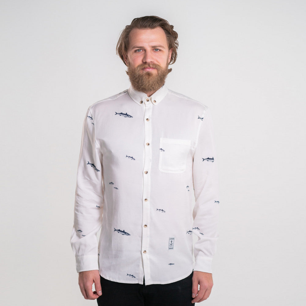 Lakor - Mackerel shirt (white) 