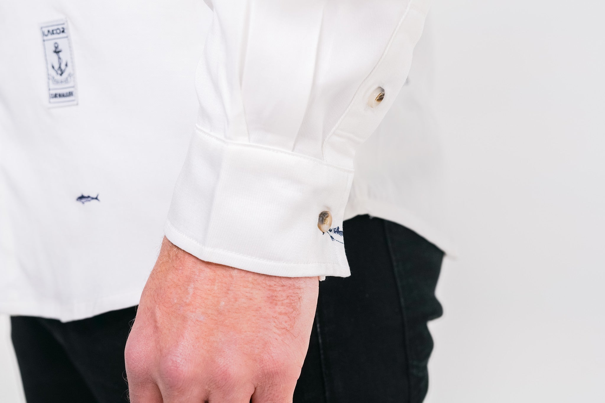 Lakor - Mackerel shirt (white) 