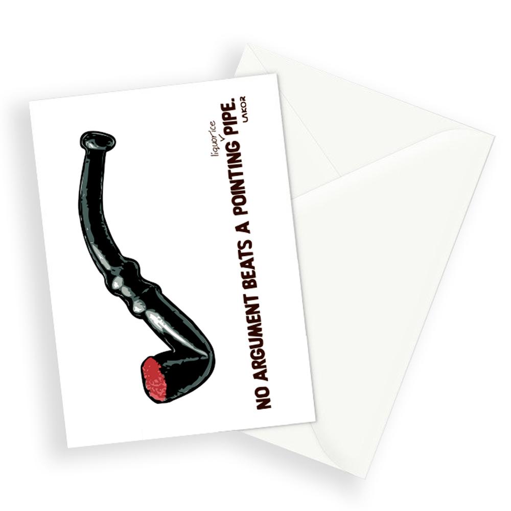 Lakor - Licorice pipe Postcard