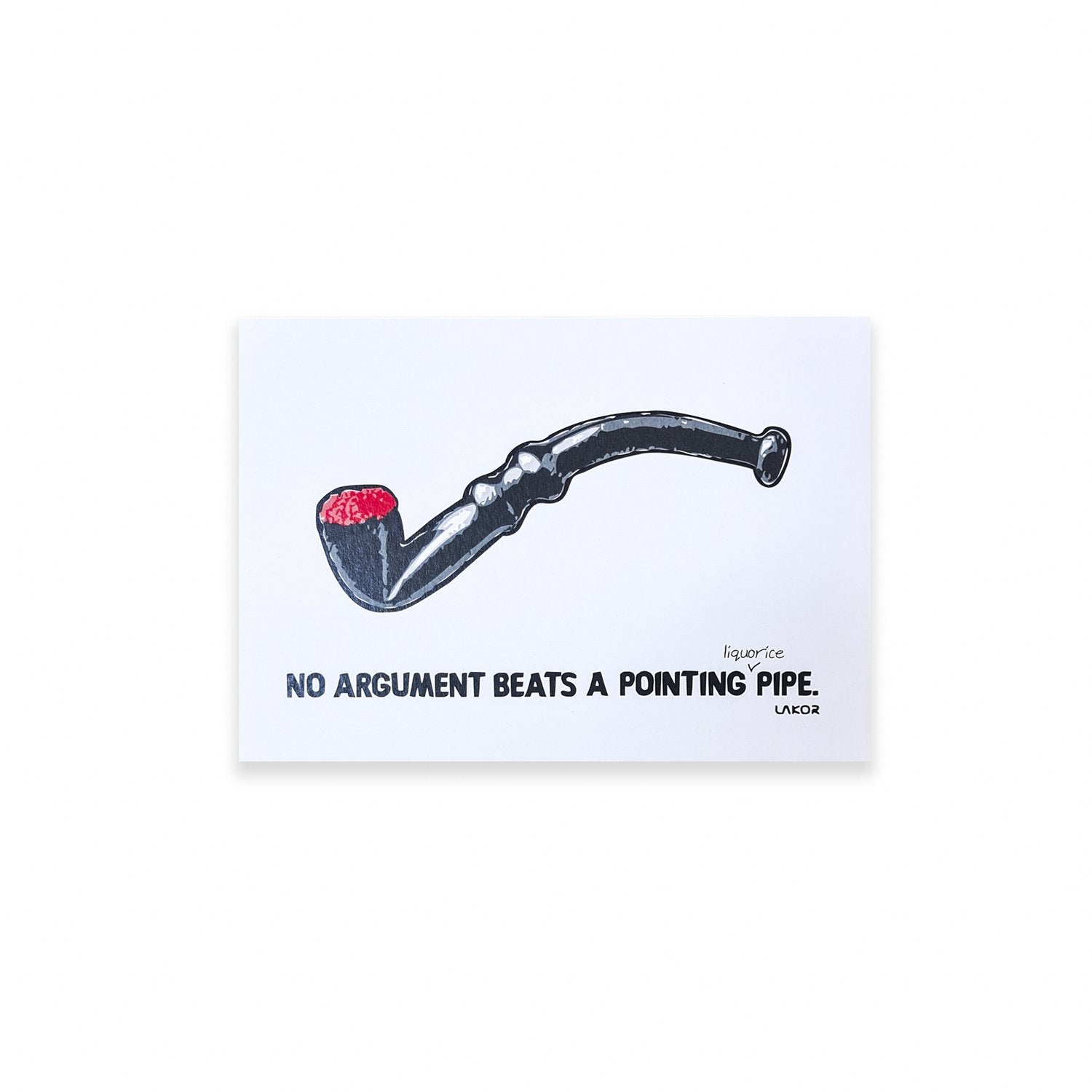 Lakor - Licorice pipe Postcard