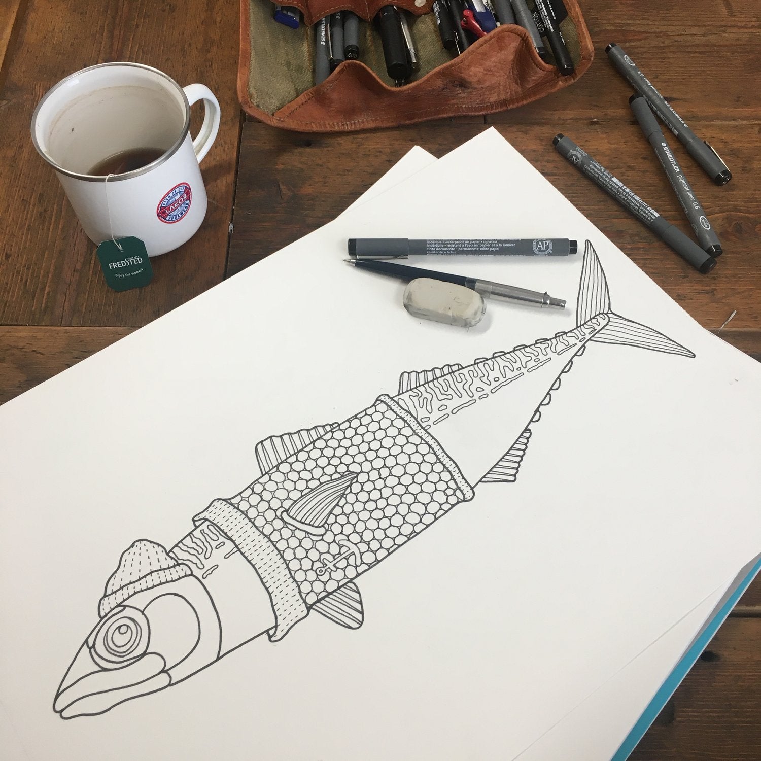 Lakor - Maritime Mackerel Poster