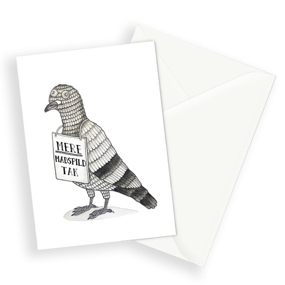 Lakor - More food waste Thank you! Postcard