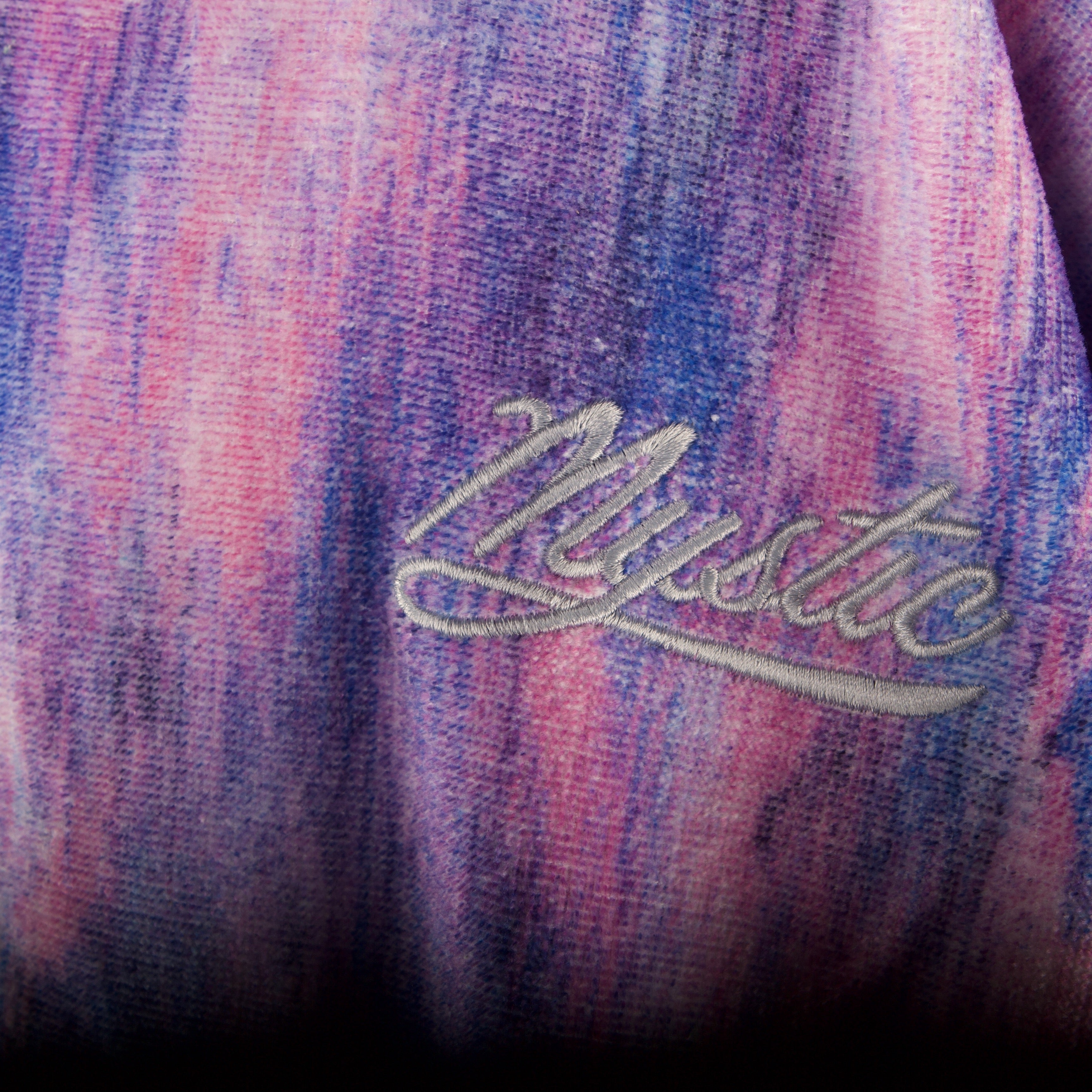 Mystic Damenponcho – schwarz/lila