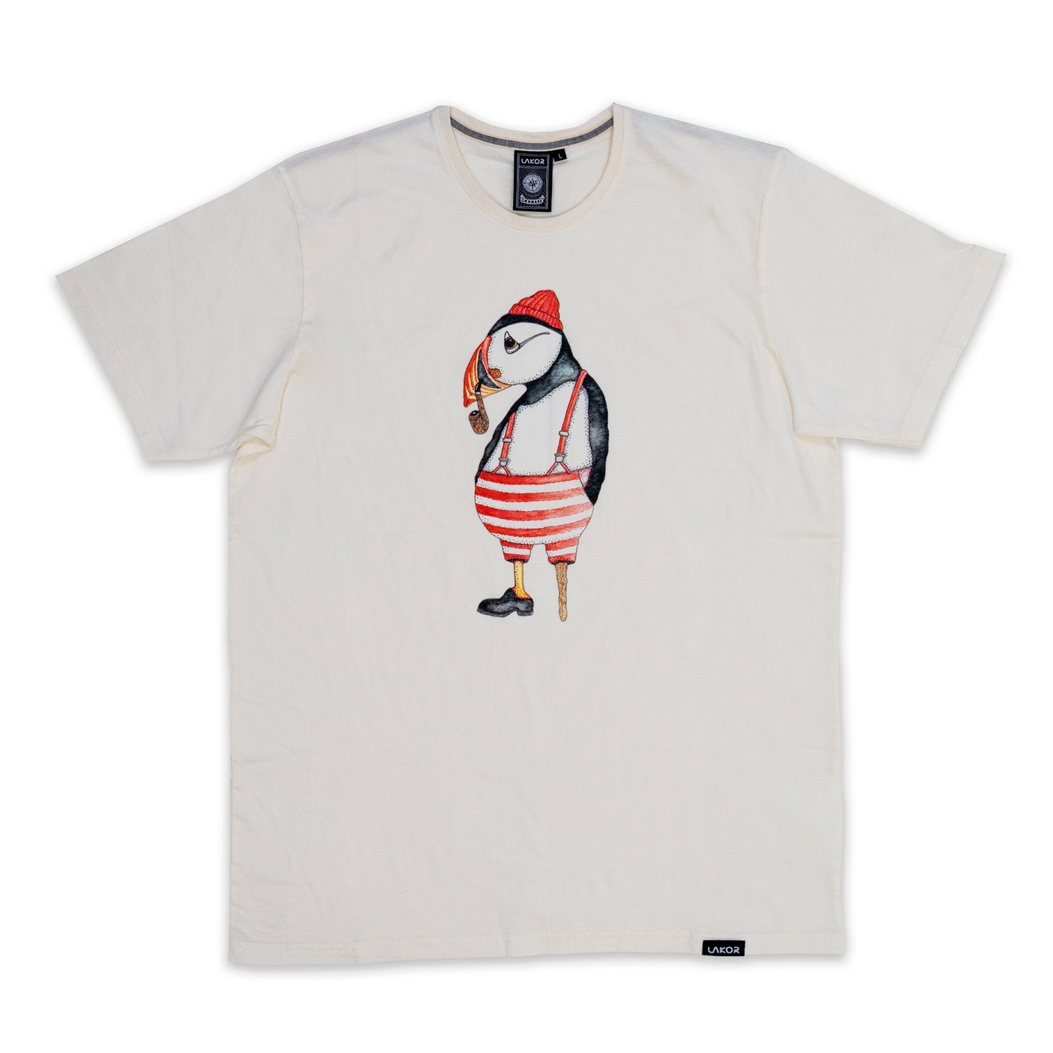Lakor - Atlantic puffin T-shirt White 