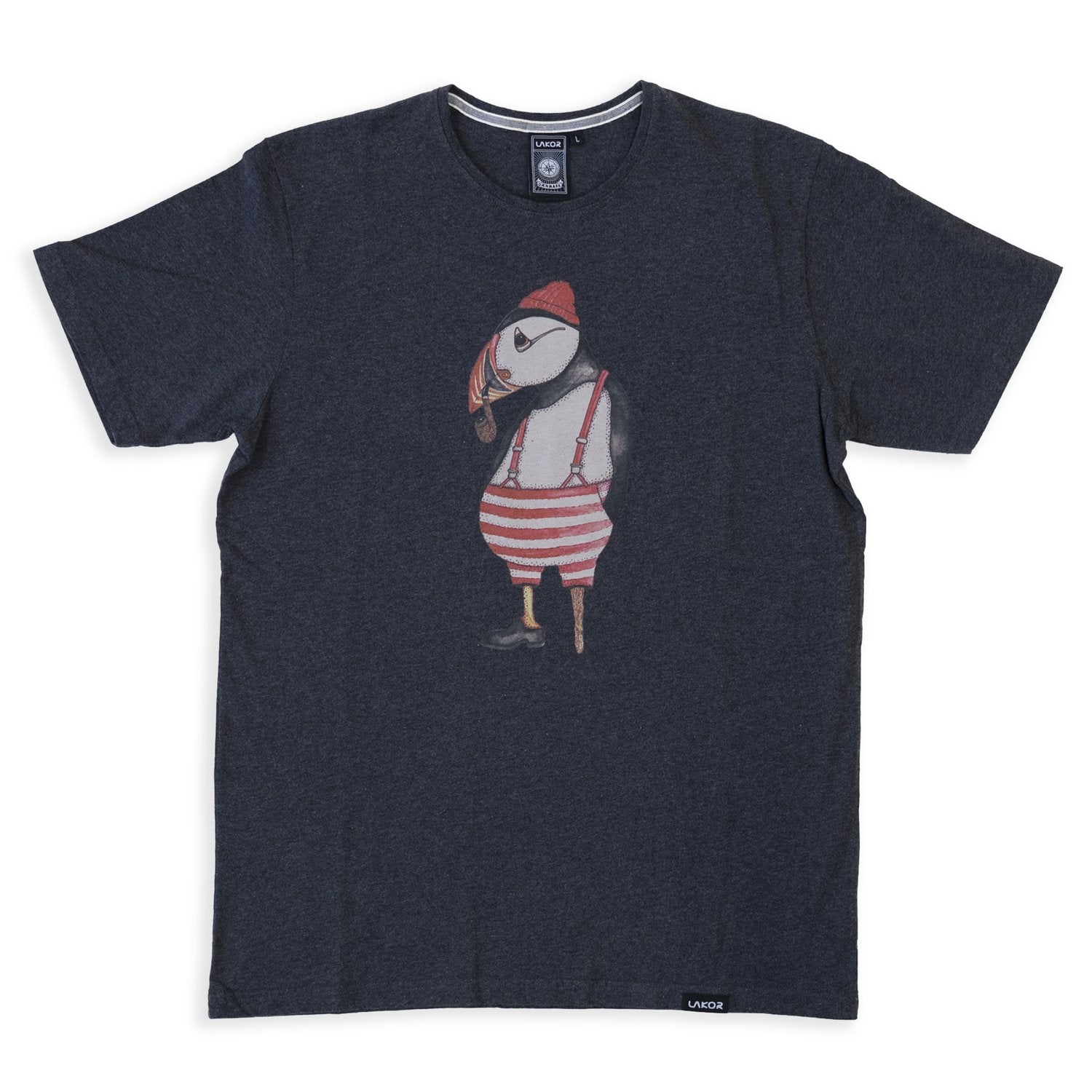 Lakor - Atlantic puffin T-shirt Grey