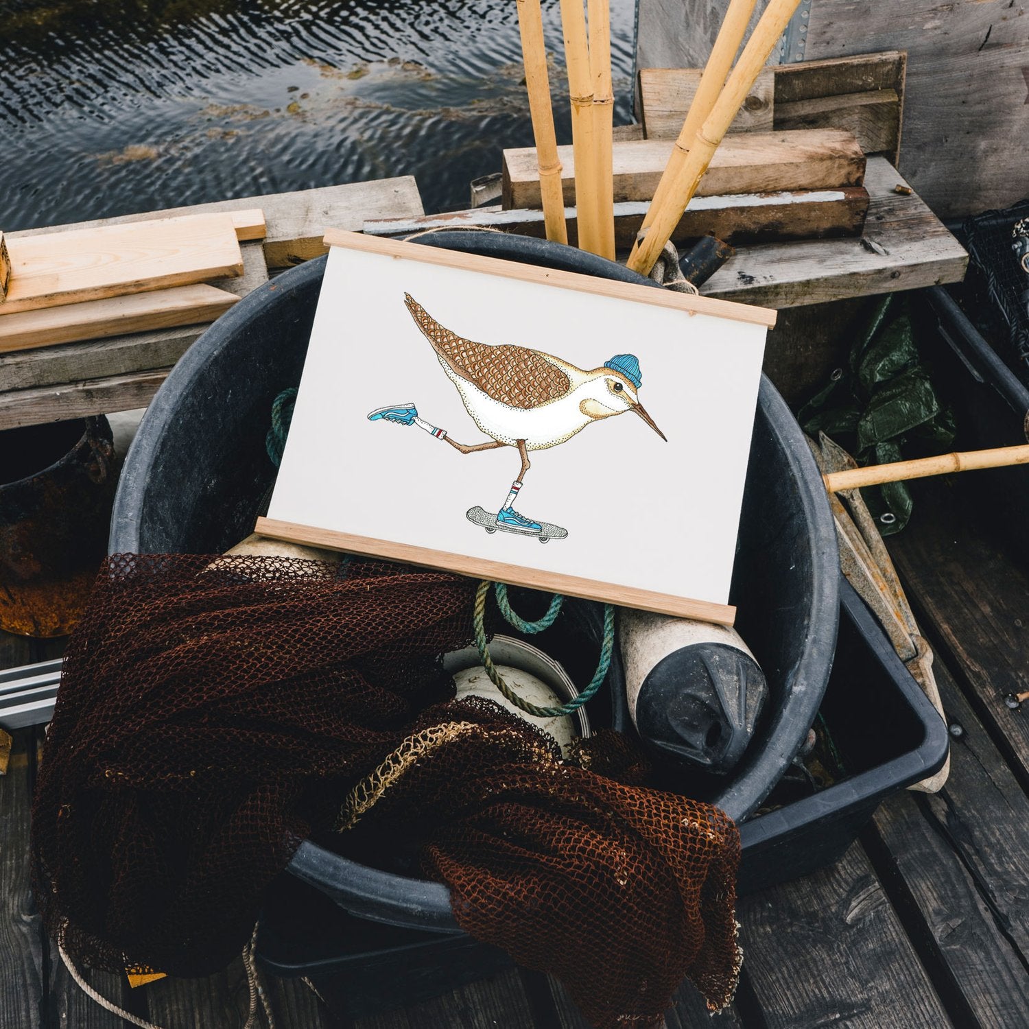 Lakor - Sandpiper Skate Poster