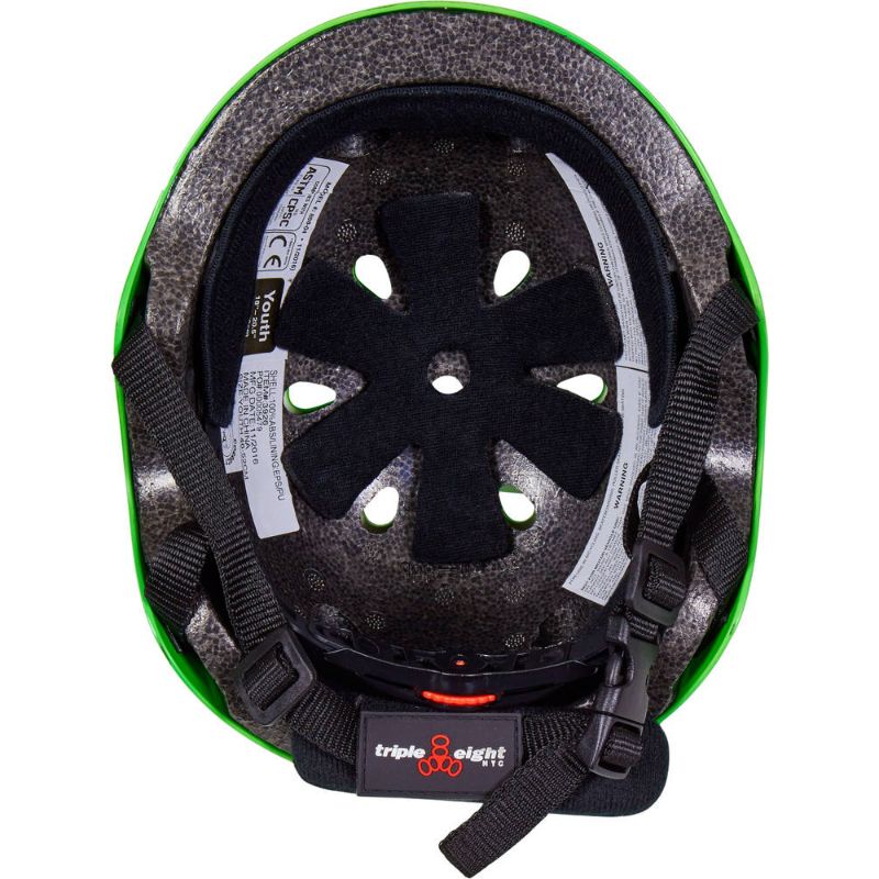 Triple Eight Lil 8 Skater Helmet Kids (Green)