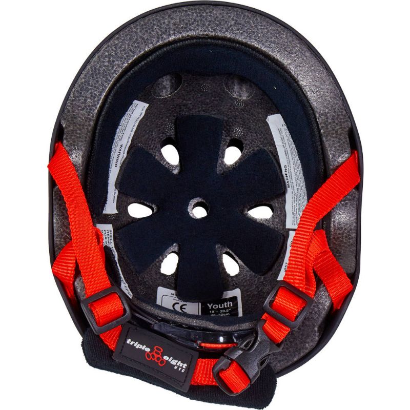 Triple Eight Lil 8 Skater Helmet Kids (Matte Black)