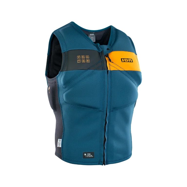 ION.22 VEST VECTOR AMP FRONT ZIP BUT PETROL